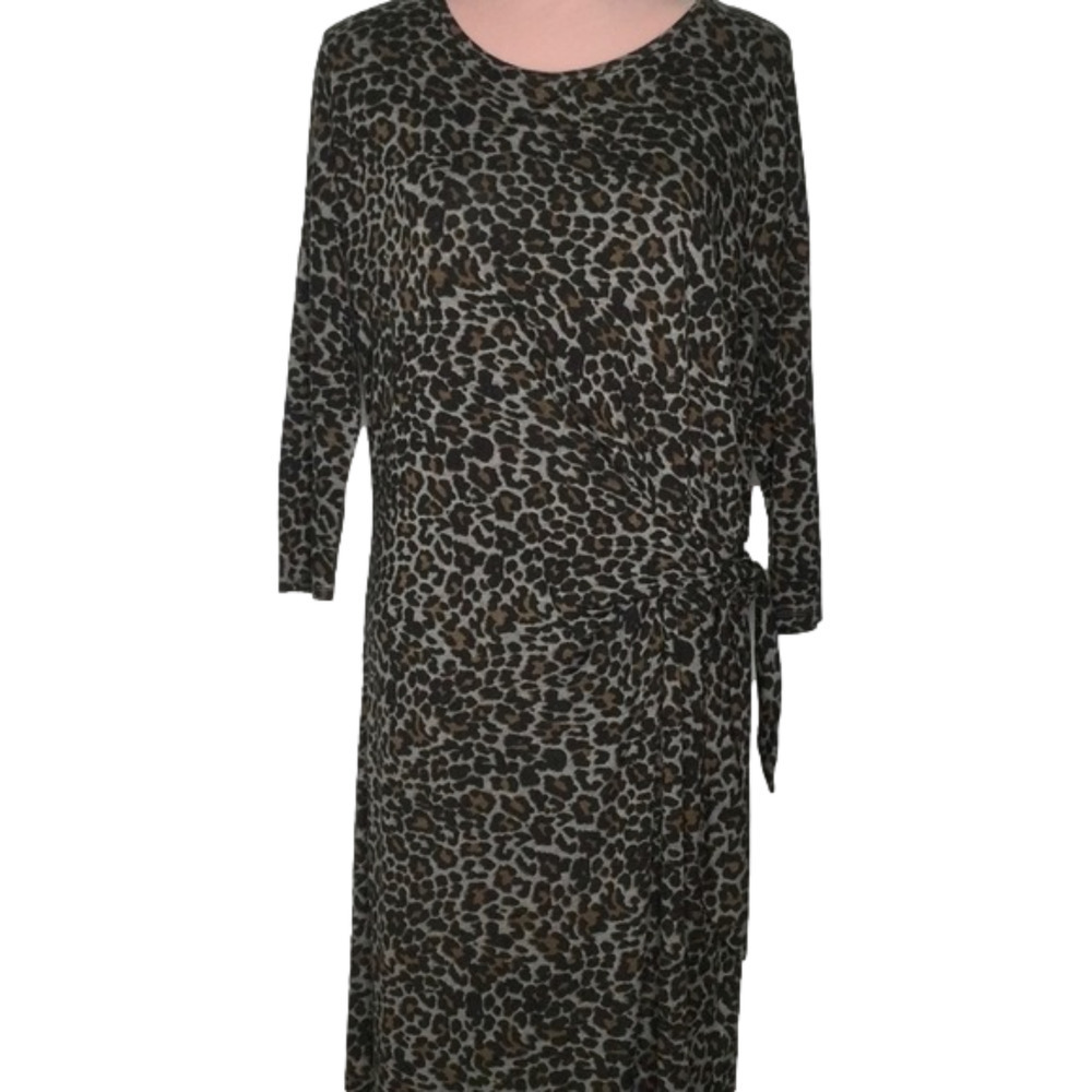 𝅺part Two Copenhagen animal print‎ dress.